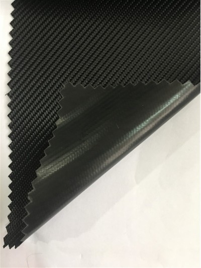 JS-CNYI-1680D 大斜紋 PVC-47 尼龍面料  背囊/雨衣面料   防水 防油 圍裙布料 45度照